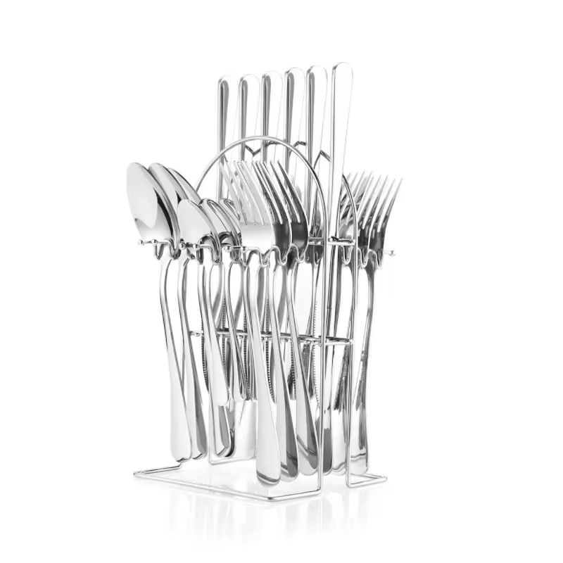 Set tacâmuri premium 24 piese cu suport