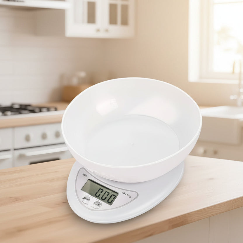 Cântar Bucătărie Electronic cu Bol – Măsurare Precisă pentru Gătit și Cofetărie