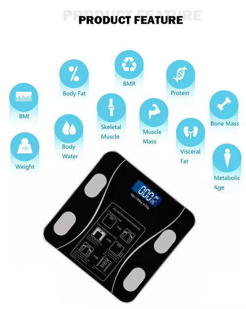 Cântar Corporal Digital Inteligent – Analiză Completă Greutate și Grăsime Corporală
