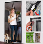 Plasă Anti-Insecte Magnetică pentru Ușă – Protecție împotriva Țânțarilor și Insectelor SET 2 BUCATI