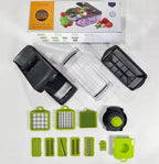 Tocător Manual Multifuncțional – Feliere, Cuburi și Răzuire Rapidă Legume