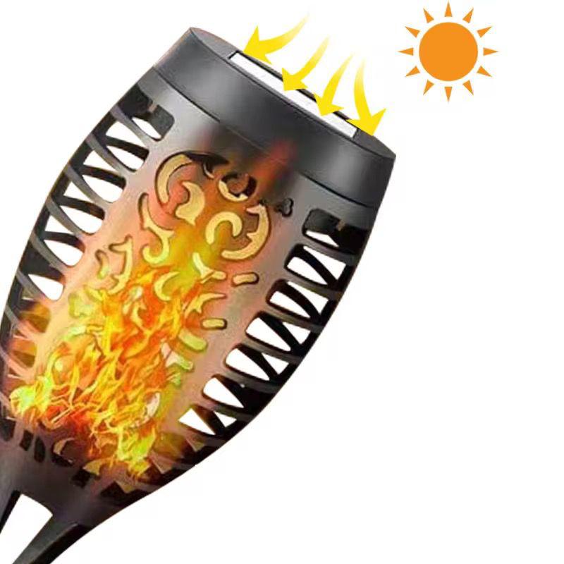Lampă Solară LED Tip Torță – Iluminare Decorativă pentru Grădină și Curte- SET 4 BUCATI