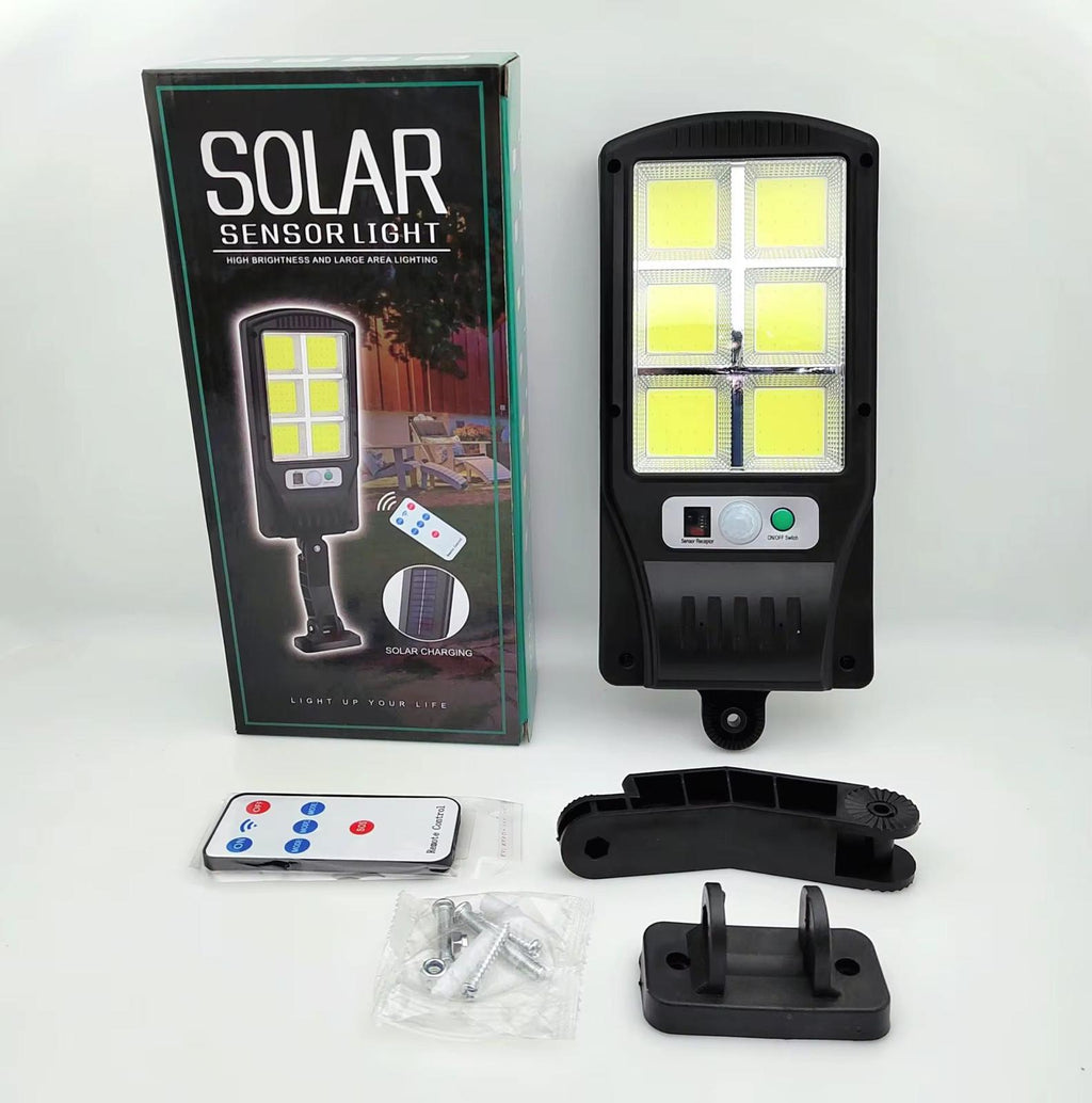 Lampă Solară LED cu Telecomandă – Iluminare Puternică pentru Exterior