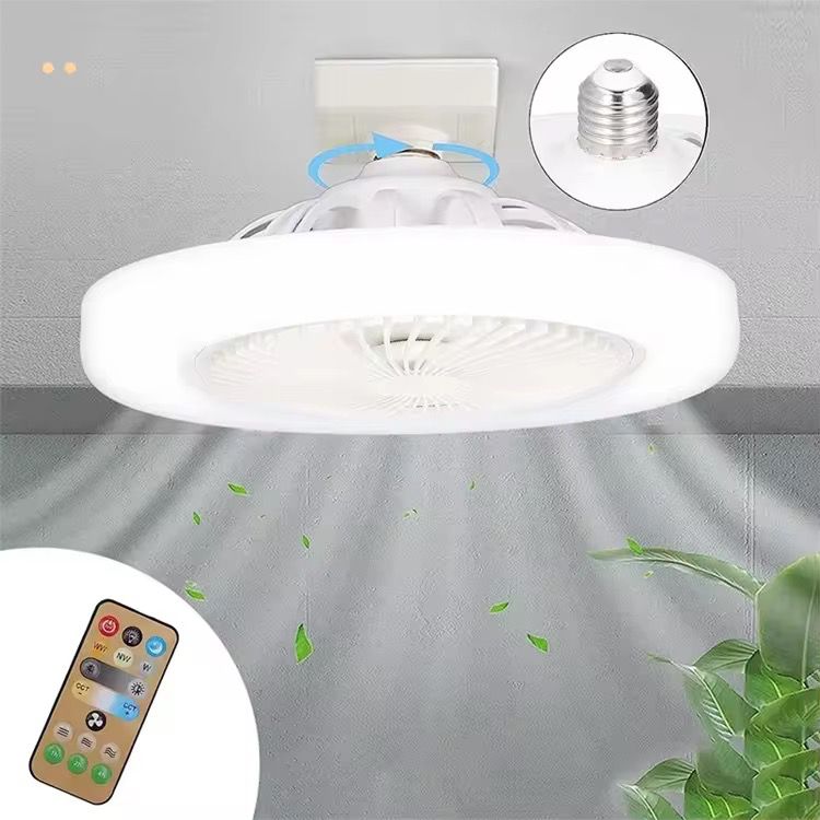 Lampa LED cu ventilator – lumină și răcoare în același timp
