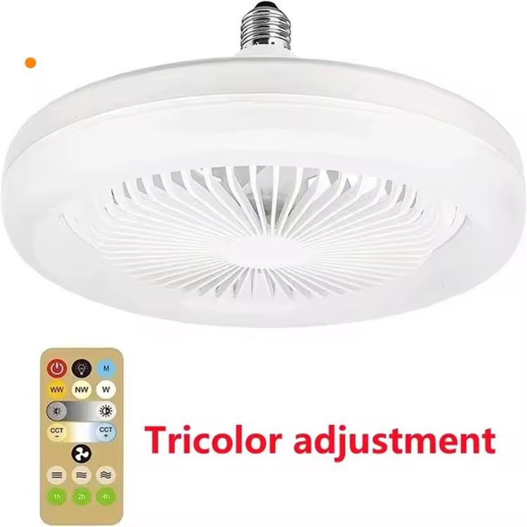 Lampa LED cu ventilator – lumină și răcoare în același timp