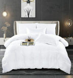 Lenjerie de pat finet creponat 6 piese Casa Pucioasa – set complet pat dublu