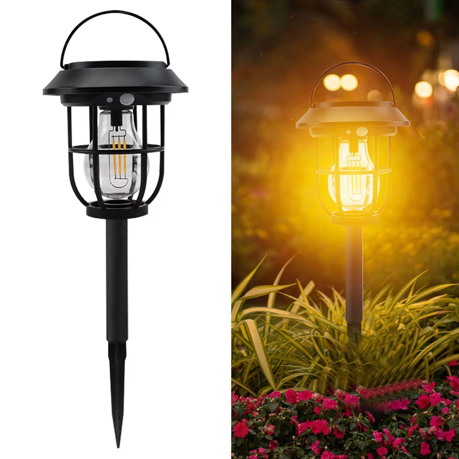 Lampă Solară LED Exterior 3 în 1 cu Senzor de Mișcare- 3 BUC