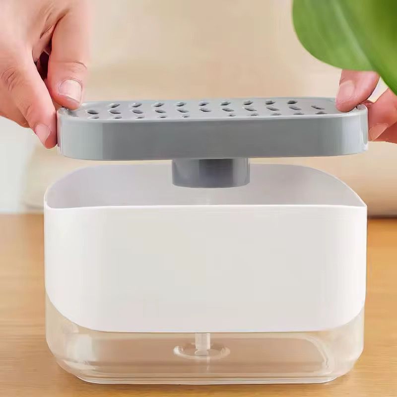 Dispenser Săpun cu Suport Burete